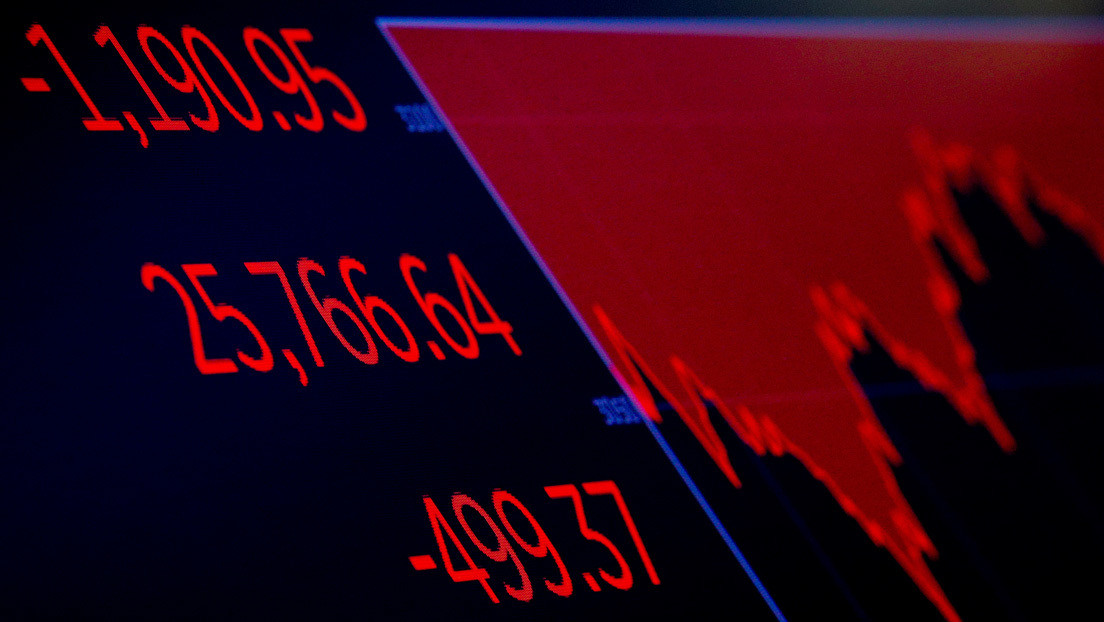Wall Street vive su peor jornada desde marzo con una caída del Dow Jones del 6,9%