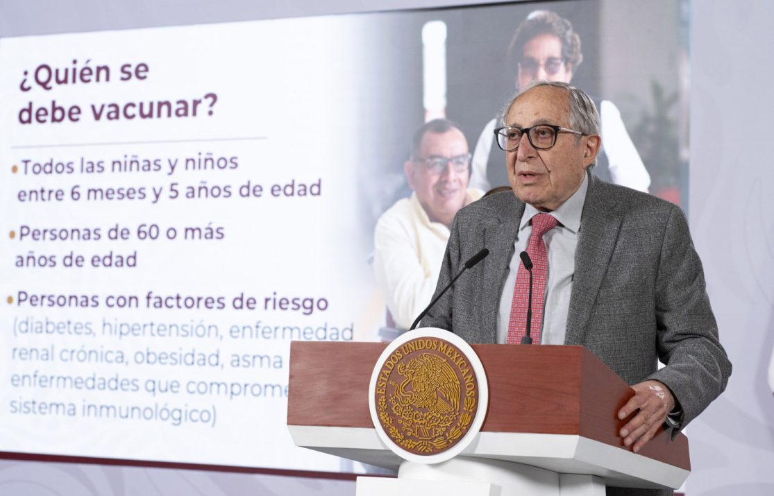 David Kershenobich secretario de salud descarta riesgos por súper gripe H3N2