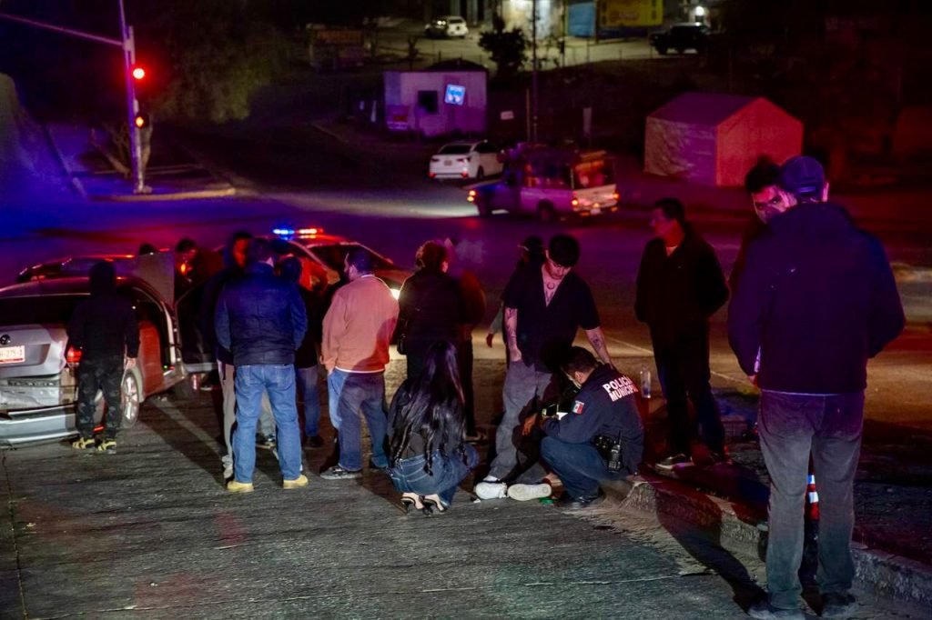 Accidente múltiple con 9 vehículos dañados en el Bulevar Casa Blanca Tijuana